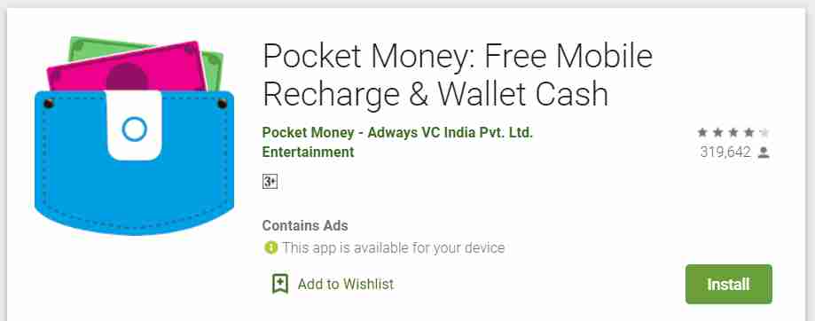 Pocket Money app